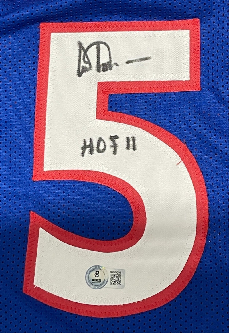 Artis Gilmore Signed Kentucky Custom Jersey w/ HOF 11 Beckett Witness BAS COA
