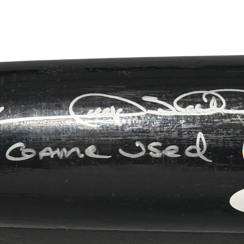 Gary Sheffield Signed Game Used Rawlings Black Bat JSA COA Dodgers B