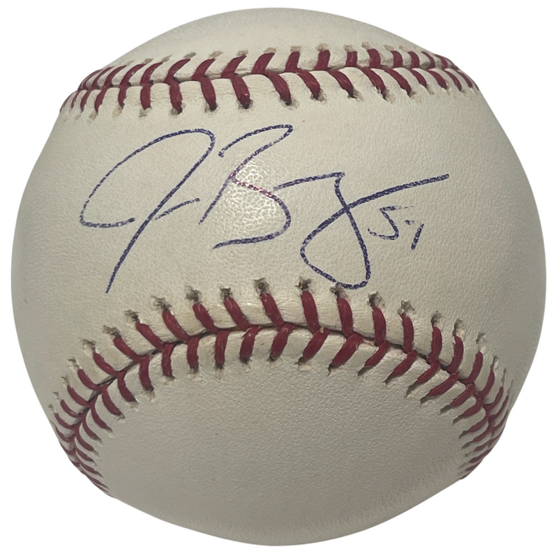 Jason Bergmann Signed Autographed ROMLB Baseball Washington Nationals LSCM COA