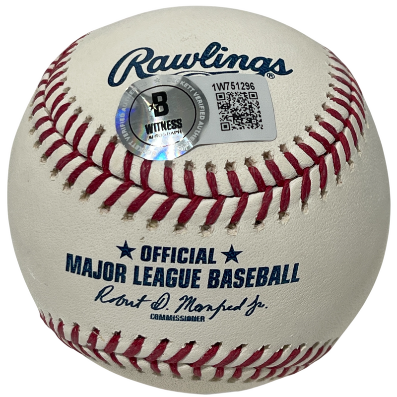 Juan Marichal FULL NAME Signed ROMLB Baseball Beckett Witness BAS COA