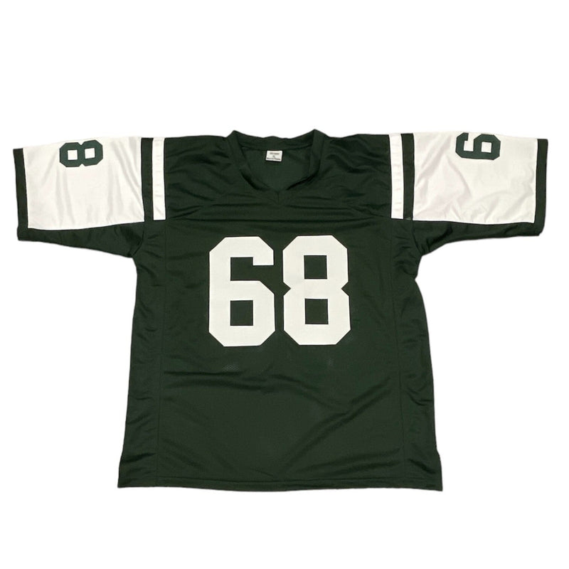 Kevin Mawae Signed New York Jets Custom Jersey w/ HOF 2019 Beckett Wit BAS COA