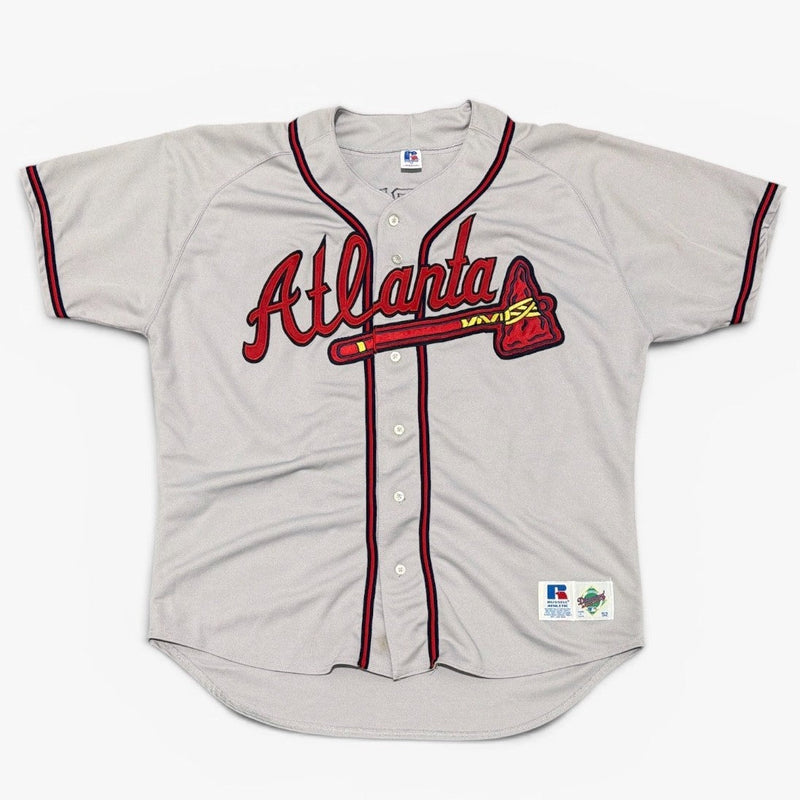 Chipper Jones Signed Atlanta Braves Russell Authentic Jersey w 99 NL MVP JSA COA