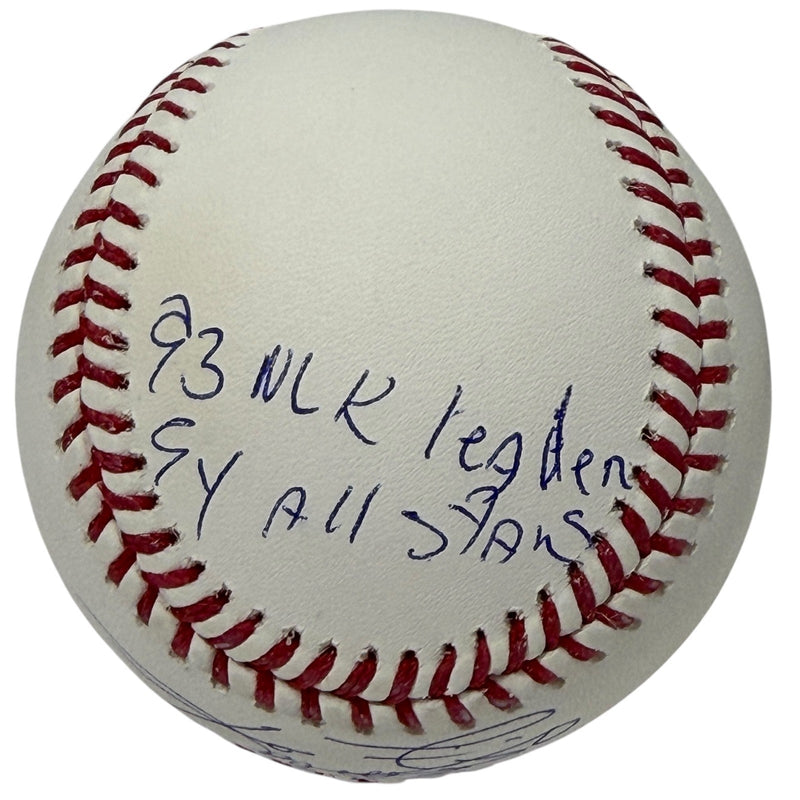 Jose Rijo Signed Autographed ROMLB Baseball w/ 4 Insc JSA Witness COA