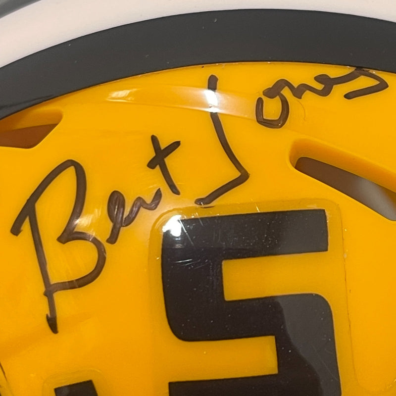 Bert Jones Signed LSU Speed Mini Helmet w Geaux Tigers CHOF 16 Beckett W BAS COA