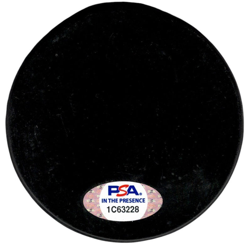 Billy Smith Signed NHL Hall of Fame Induction Puck w/ HOF 93 PSA ITP COA