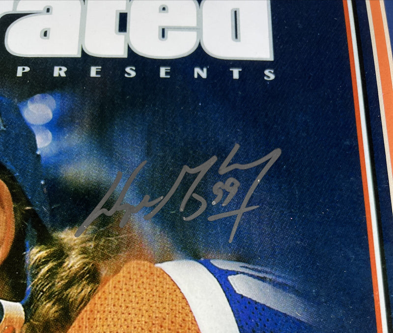 Wayne Gretzky Signed Framed 16x20 Photo SI Tribute UDA COA Edmonton Oilers