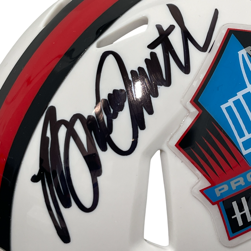 Bruce Smith Signed Pro Football HOF Speed Mini Helmet Beckett Witness BAS COA