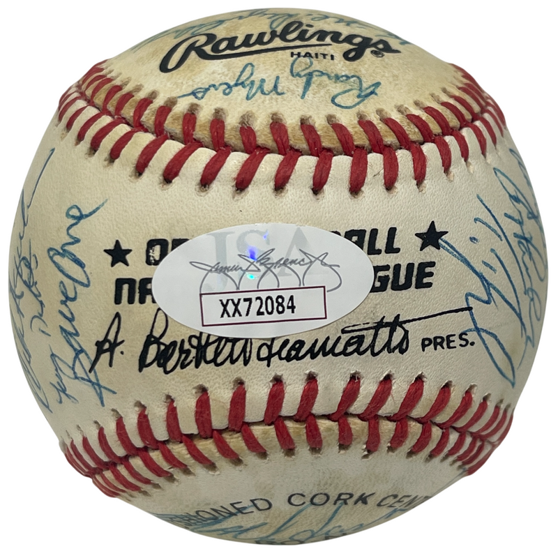 1988 New York Mets Team Signed Autograph ONL National League Baseball JSA LOA A