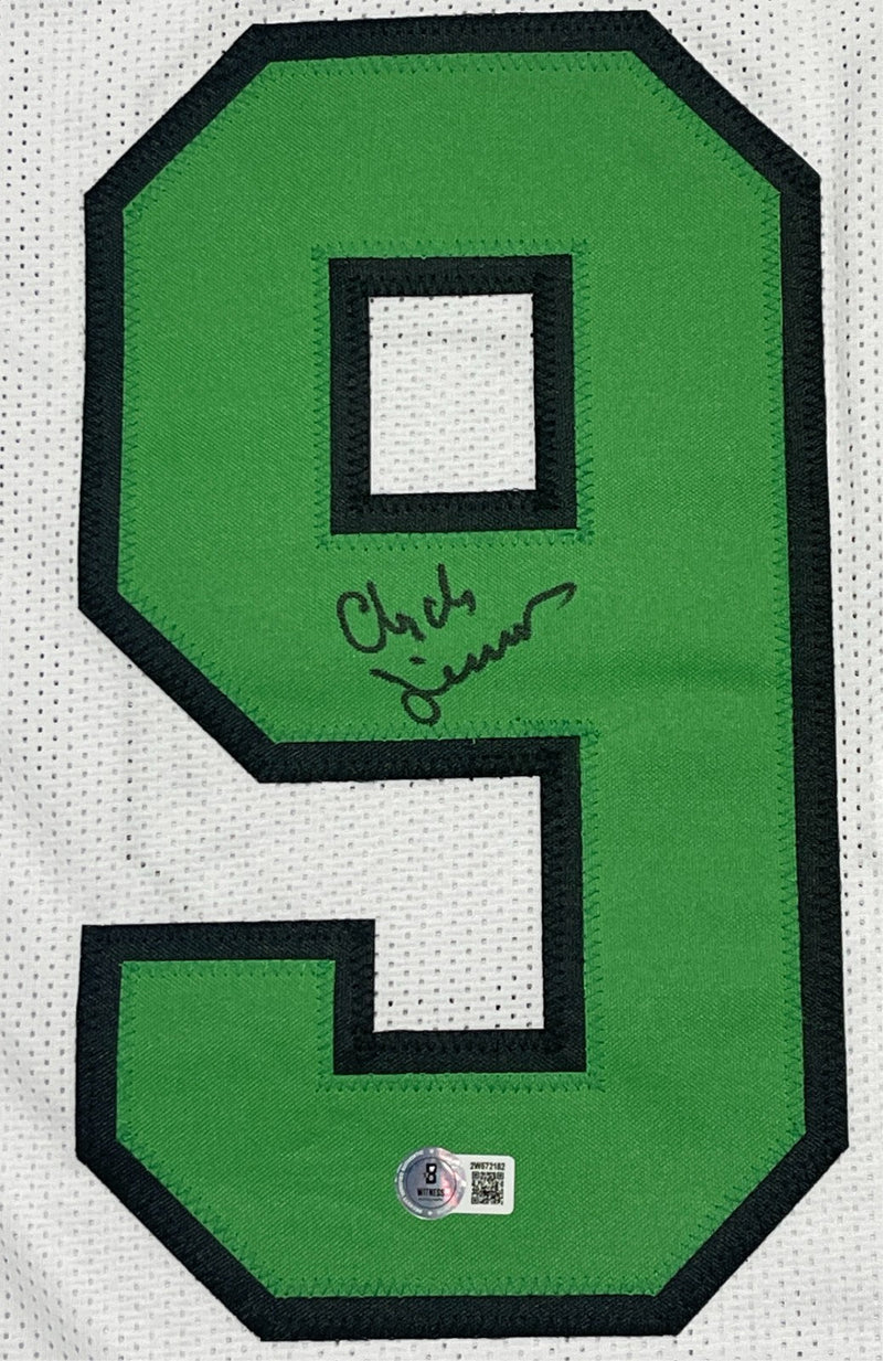 Clyde Simmons Signed Philadelphia Eagles Custom Jersey Beckett Witness BAS COA