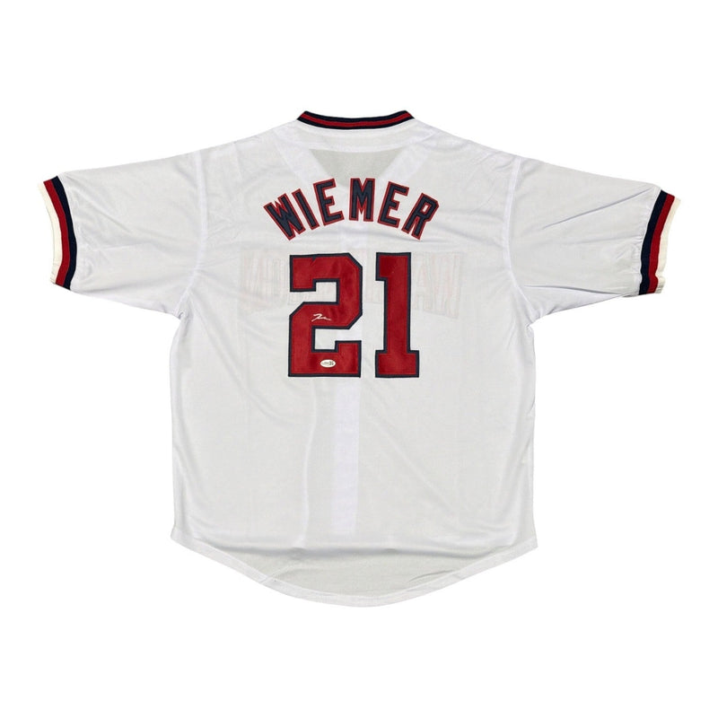 Joey Wiemer Signed Autographed Washington Nationals Custom Jersey JSA COA