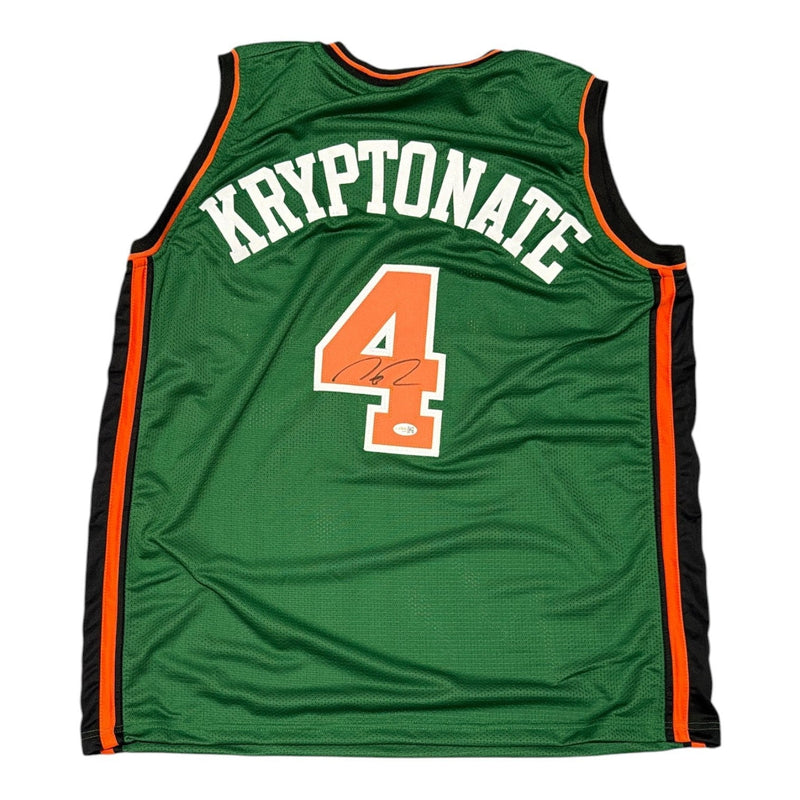 Nate "Kryptonate" Robinson Signed New York Knicks Custom Jersey JSA Witness COA
