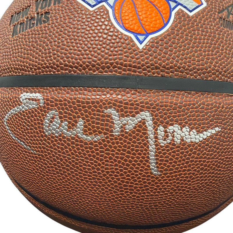 Earl Monroe Signed Autographed Wilson Knicks NBA Basketball JSA Witness COA
