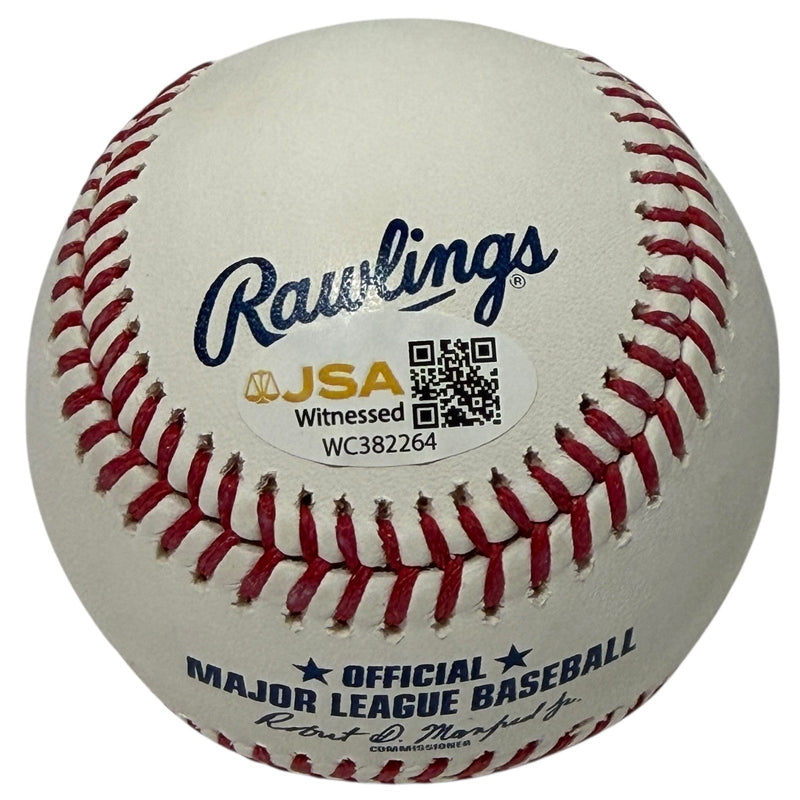 John Franco Signed Autographed ROMLB Baseball w/ 3 Insc JSA Witness COA