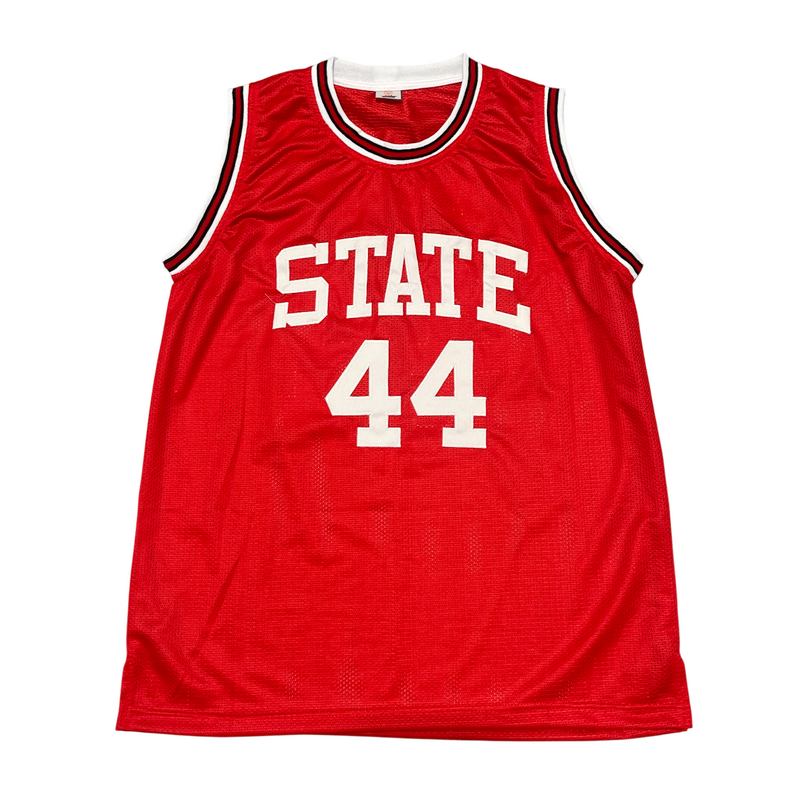 David Thompson Signed Auto NC State Custom Jersey w/ HOF 96 Beckett Wit BAS COA