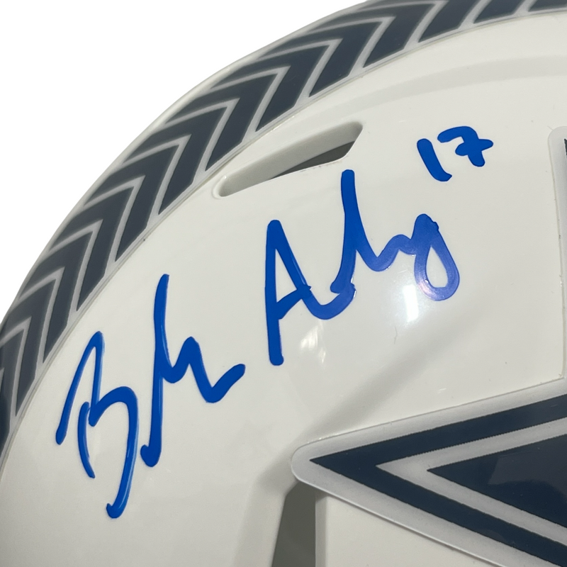 Brandon Aubrey Signed Cowboys Salute 24 Mini Helmet w/ Butter Beckett W BAS COA