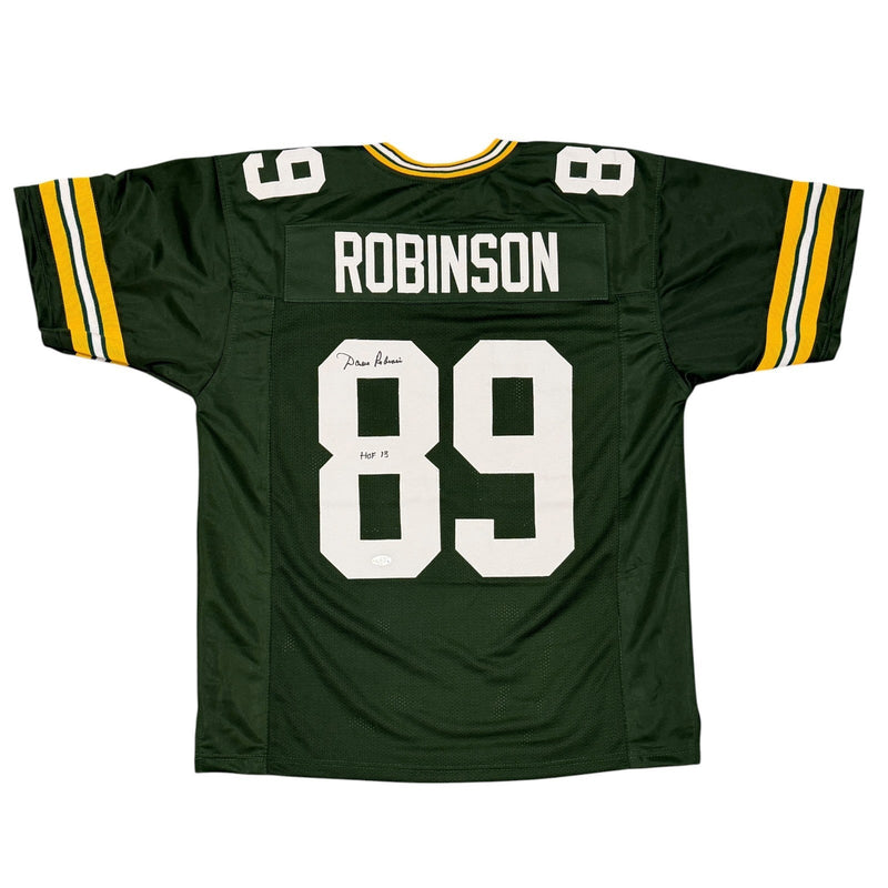 Dave Robinson Signed Green Bay Packers Custom Jersey w/ HOF 2013 JSA Witness COA