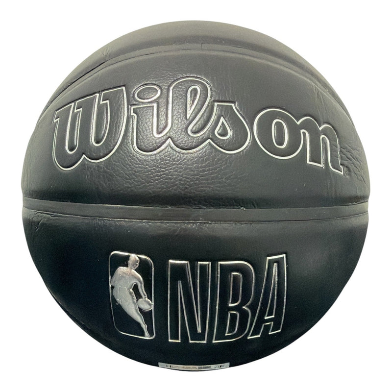 Latrell Sprewell Signed Black Knicks Wilson Basketball w/ 4x All Star JSA W COA