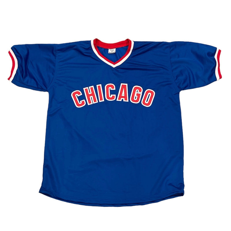 Andre Dawson Signed Chicago Cubs Custom Jersey Beckett Witness BAS COA