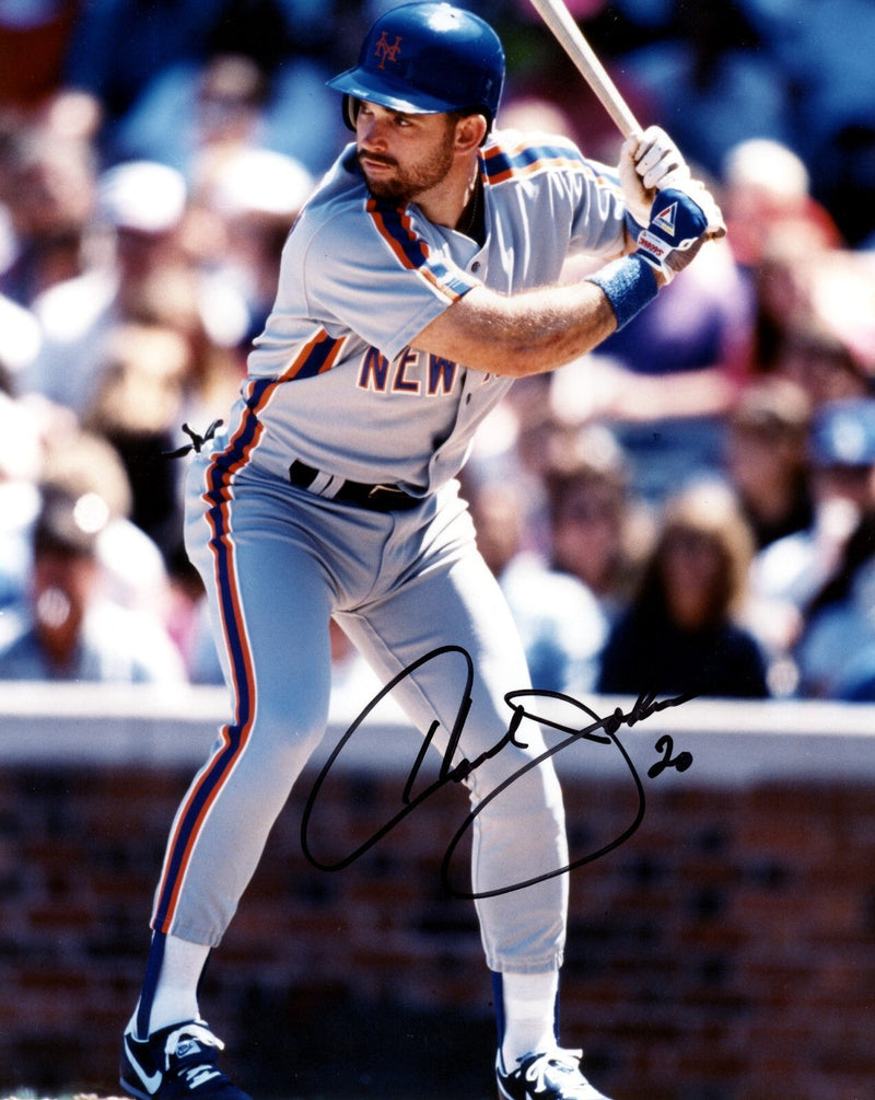 Howard Johnson Signed Autographed New York Mets 8x10 Photo LSCM COA #4