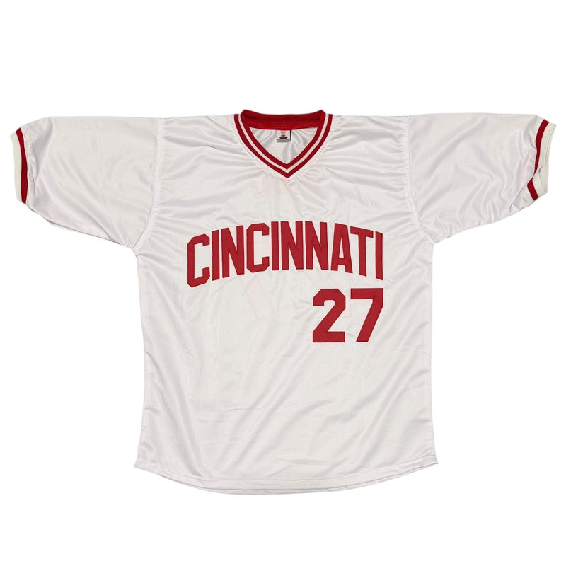 Jose Rijo Signed Cincinnati Reds Custom Jersey w/ 90 WS MVP JSA Witness COA W