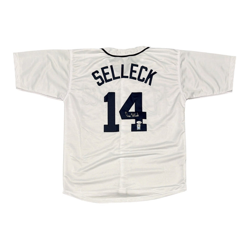 Tom Selleck Signed Autographed Detroit Tigers Custom Jersey OPix & JSA COA