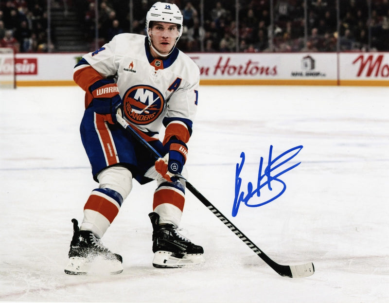Bo Horvat Signed Autographed New York Islanders 8x10 Photo LSCM COA #2