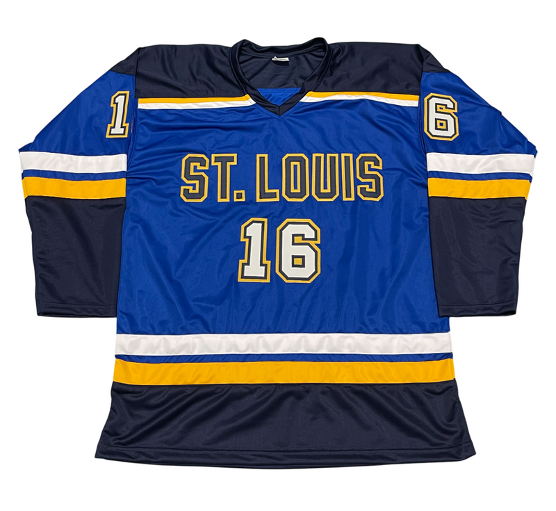 Brett Hull Signed St Louis Blues Custom Jersey Beckett Witness BAS COA