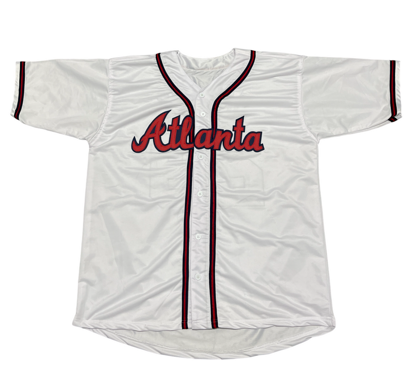 John Smoltz Signed Atlanta Braves Custom Jersey Beckett Witness BAS COA