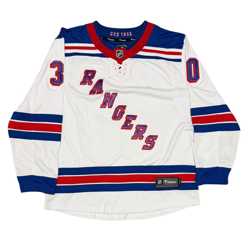Henrik Lundqvist Signed New York Rangers White Fanatics Jersey FANATICS COA