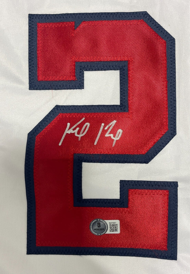 Keibert Ruiz Signed Washington Custom Jersey Beckett Witness BAS COA