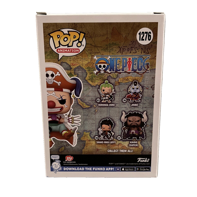 Jeff Ward Signed Auto Buggy the Clown #1276 One Piece Funko Pop w/ Insc. JSA COA