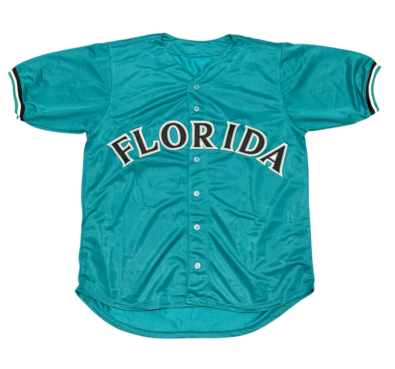 Livan Hernandez Signed Florida Marlins Custom Jersey w/ MVP 1997 WS JSA COA