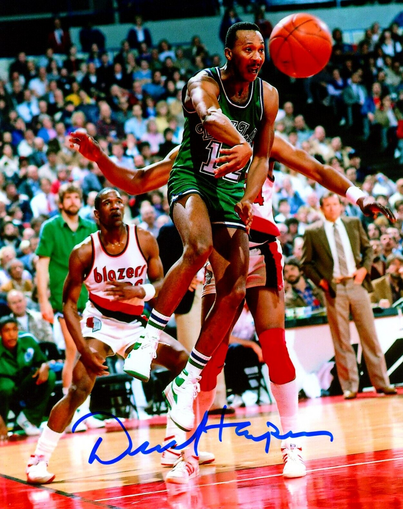 Derek Harper Signed Autographed Dallas Mavericks 8x10 Photo LSCM COA #4