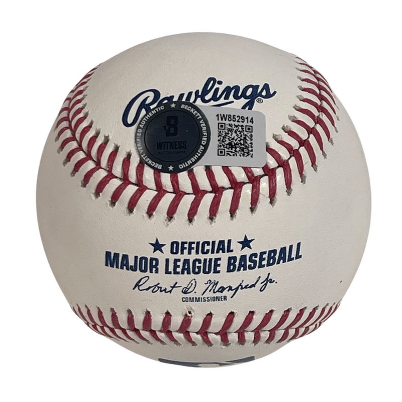 Jose Rijo Signed Autographed ROMLB Baseball w/ 90 WS MVP Beckett BAS W COA