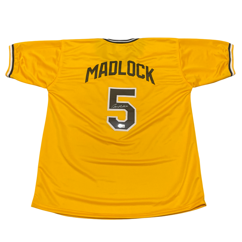 Bill Madlock Signed Pittsburgh Pirates Custom Jersey Beckett Witness BAS COA