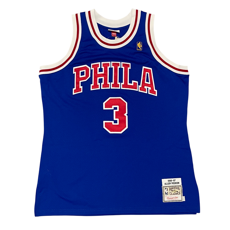 Allen Iverson Signed Philadelphia 76ers 96-97 Mitchell & Ness M&N Jersey UDA COA