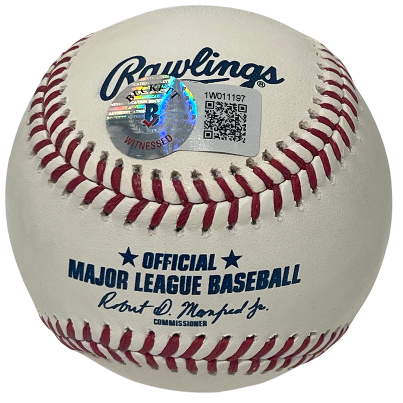 Bill Spaceman Lee Signed Rawlings ROMLB Baseball w/ Go Bananas Beckett W BAS COA