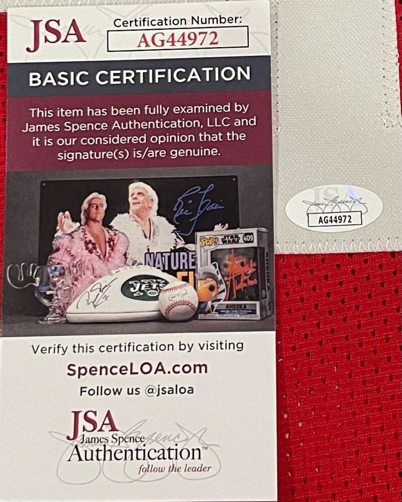 Elvin Hayes Signed Autographed Custom Rockets Jersey w/ HOF 90 JSA COA