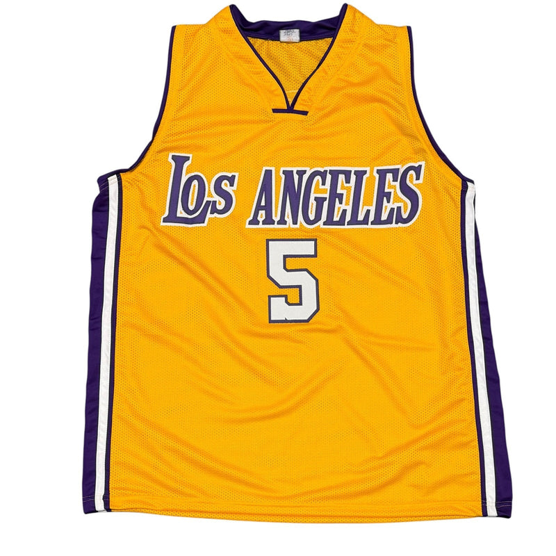 Robert Horry Signed Los Angeles Lakers Custom Jersey JSA Witness COA
