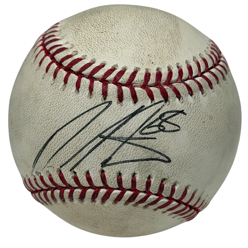 Dellin Betances Signed Game Used ROMLB Baseball JSA COA New York Yankees