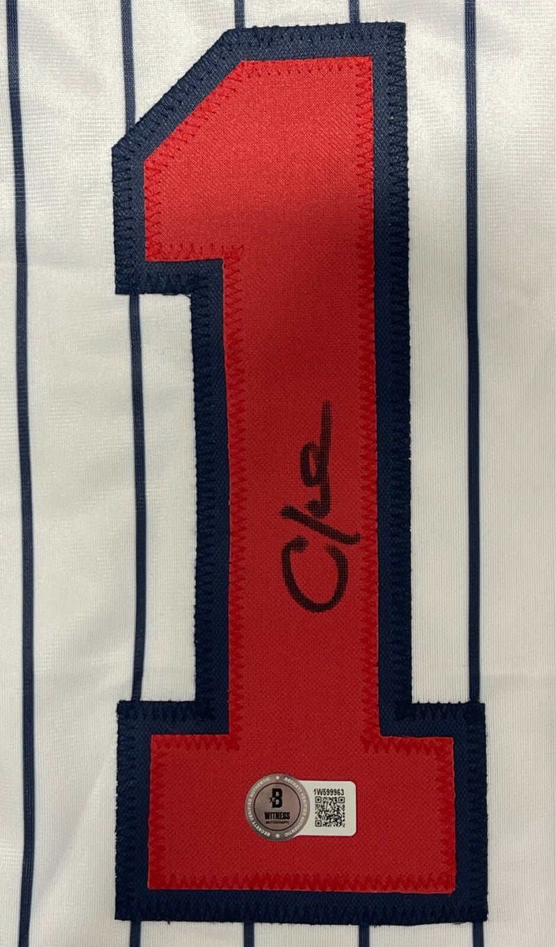 Chuck Knoblauch Signed Minnesota Twins Custom Jersey Beckett Witness BAS COA