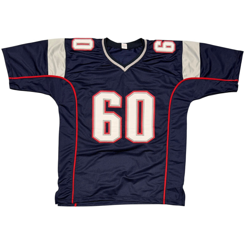 David Andrews Signed Patriots Custom Jersey w/ 2x SB Champ JSA Witness COA