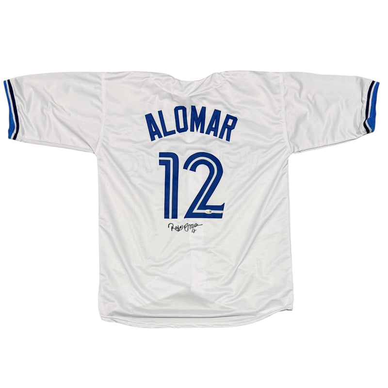 Roberto Alomar Signed Toronto Blue Jays Custom Jersey JSA Witness COA