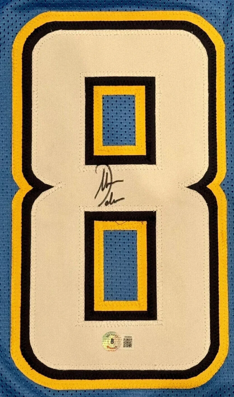 Antonio Gates Signed San Diego Chargers Custom Jersey Beckett Witness BAS COA