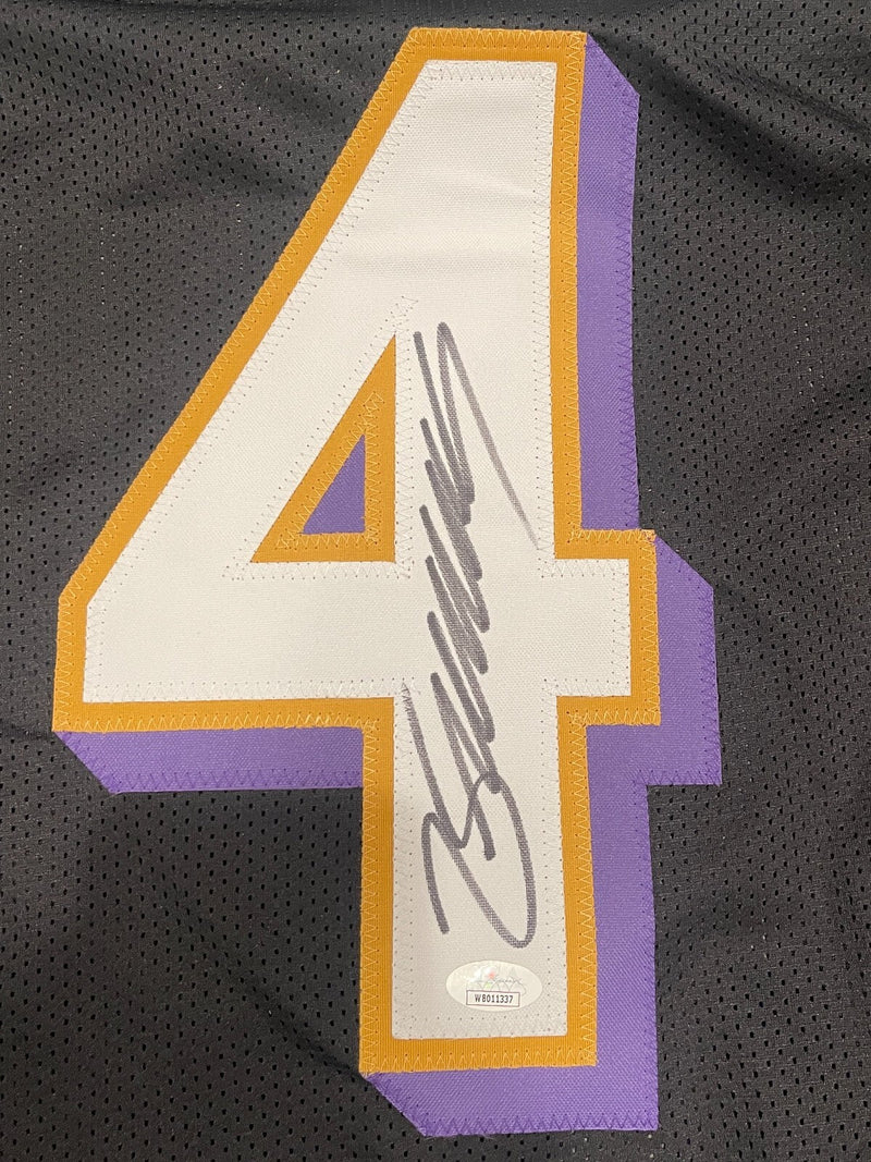 Zay Flowers Signed Baltimore Ravens Custom Jersey JSA Witness COA