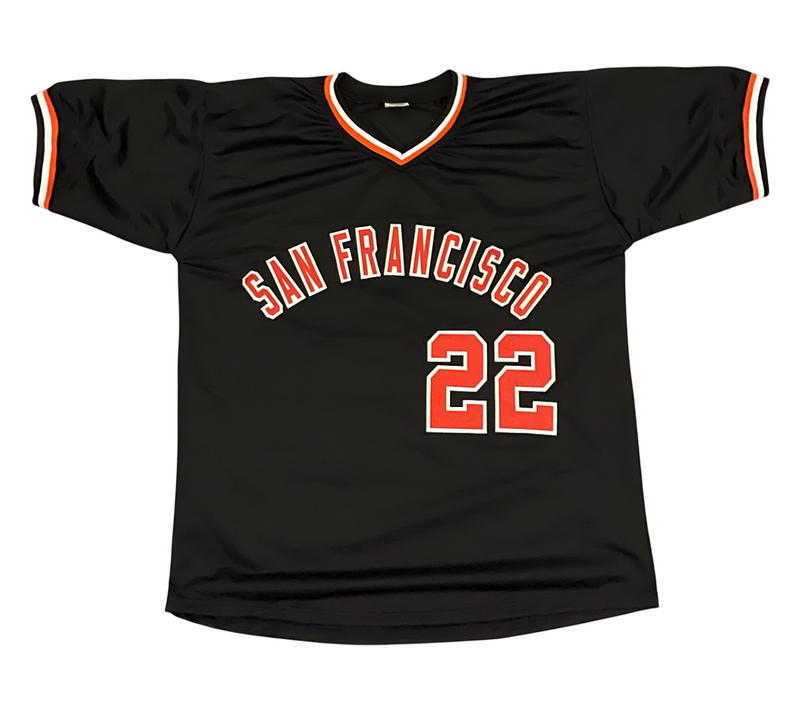 Jack Clark Signed SF Giants Custom Jersey w/ 4 Ins F**k LAD Beckett W BAS COA B