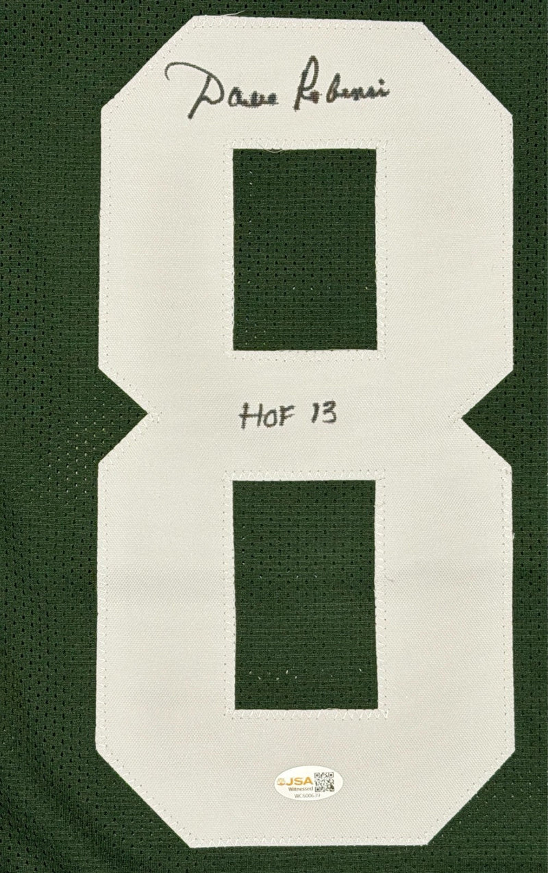 Dave Robinson Signed Green Bay Packers Custom Jersey w/ HOF 2013 JSA Witness COA