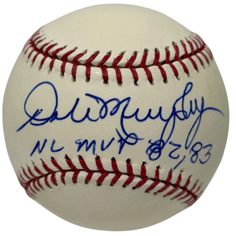 Dale Murphy Signed Autographed ROMLB Baseball w/ NL MVP 82 83 JSA COA Braves