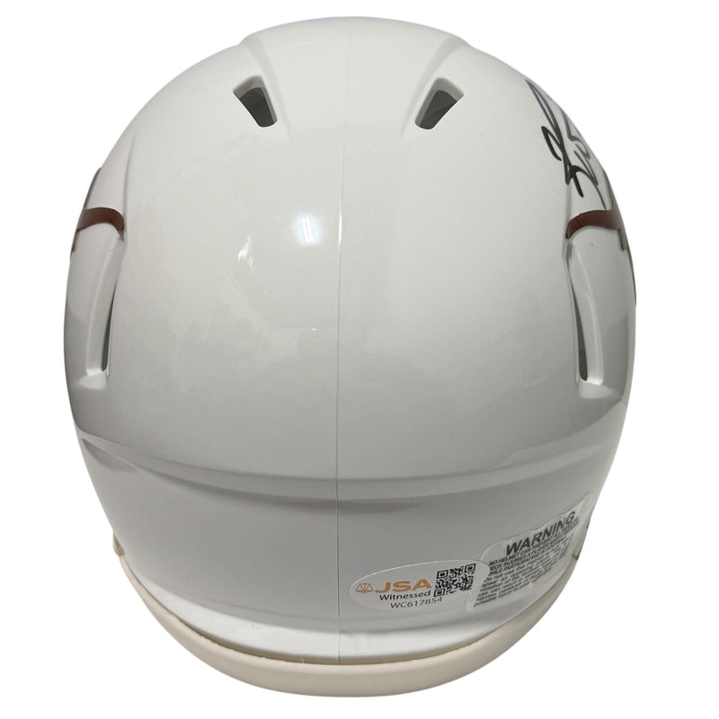 Ricky Williams Signed Texas Longhorns Speed Mini Helmet JSA Witness COA