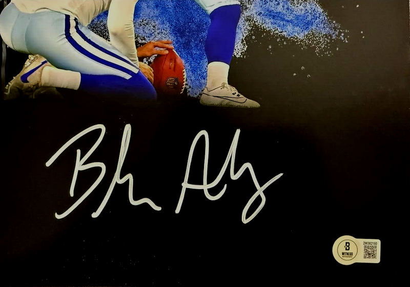 Justin Tucker & Brandon Aubrey Dual Signed Auto 16x20 Photo Beckett Wit. BAS COA